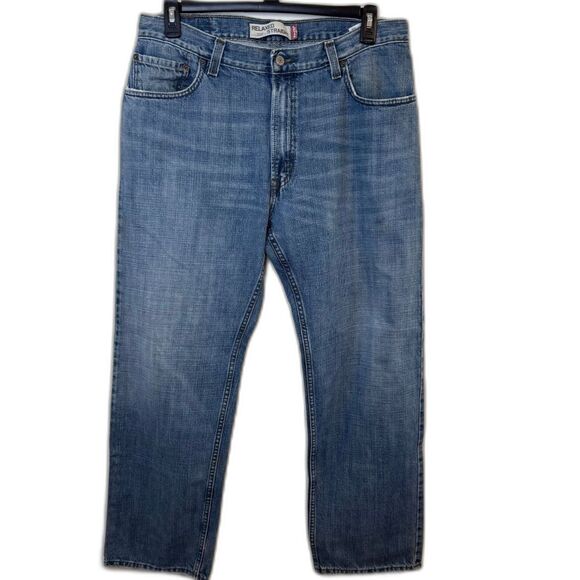 Levi's 559 Men's Jeans Light Wash Denim Relaxed Straight Tag 36x32 - Picture 1 of 8